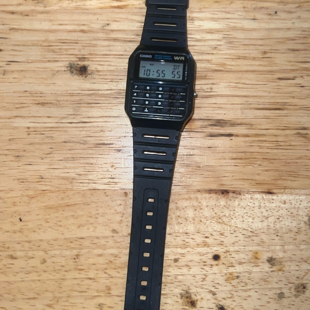 New Casio Calculator watch